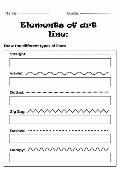 Draw different types of lines