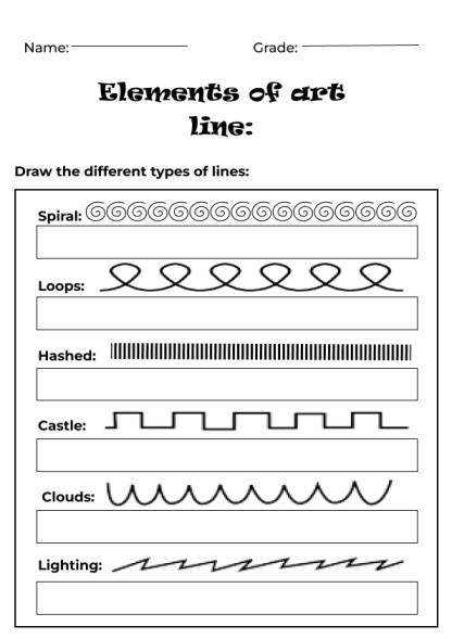 Draw Elements of art lines