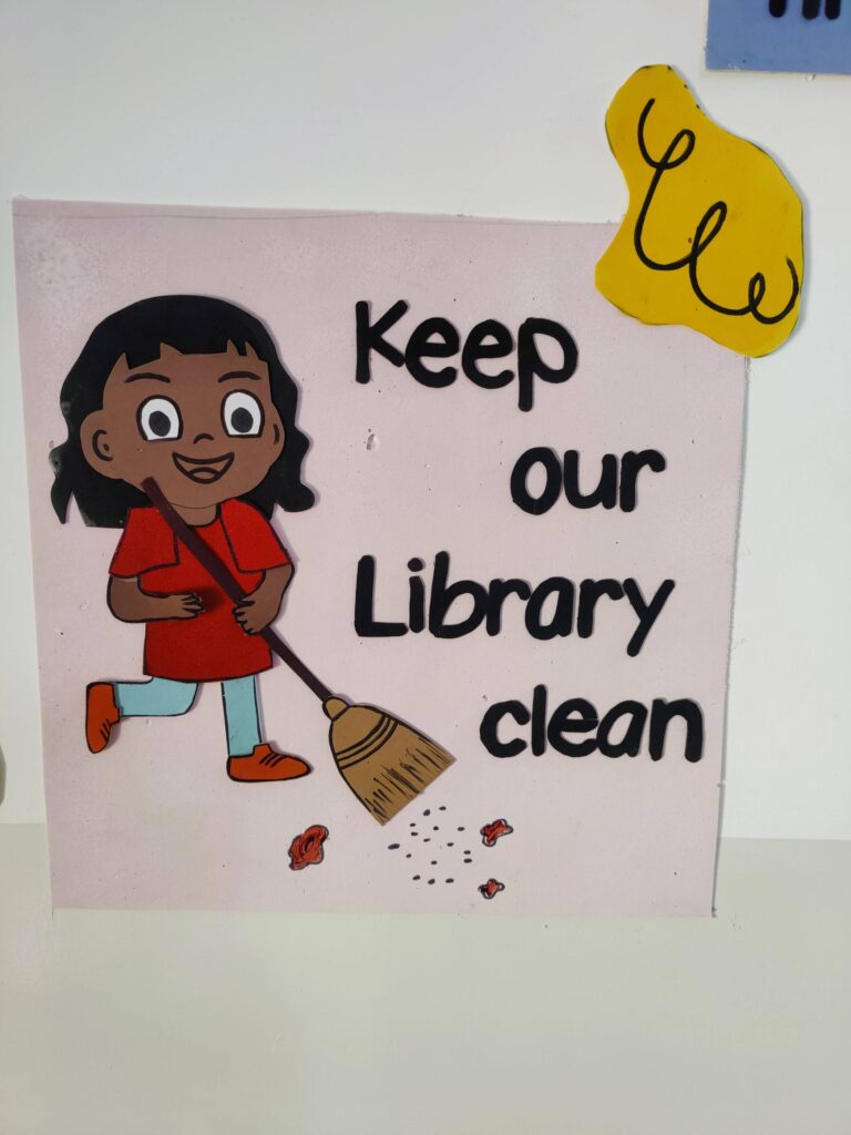 Library Rule: Keep Our Library Clean