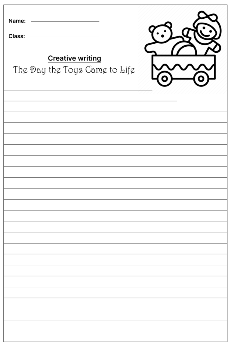 50+ Printable Writing Prompts | Creative Writing Worksheets ...
