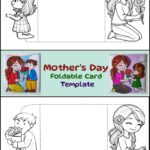 Mother’s Day Foldable Card Template (Free Printable)