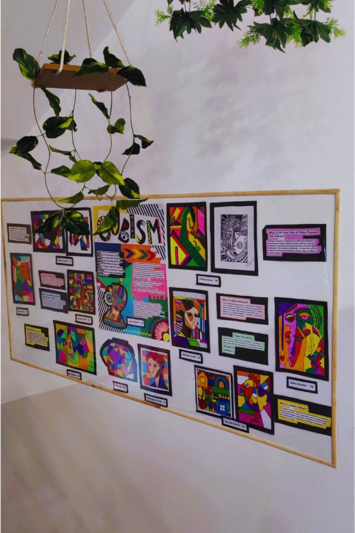 Student's-wall-with-Cubism-Art