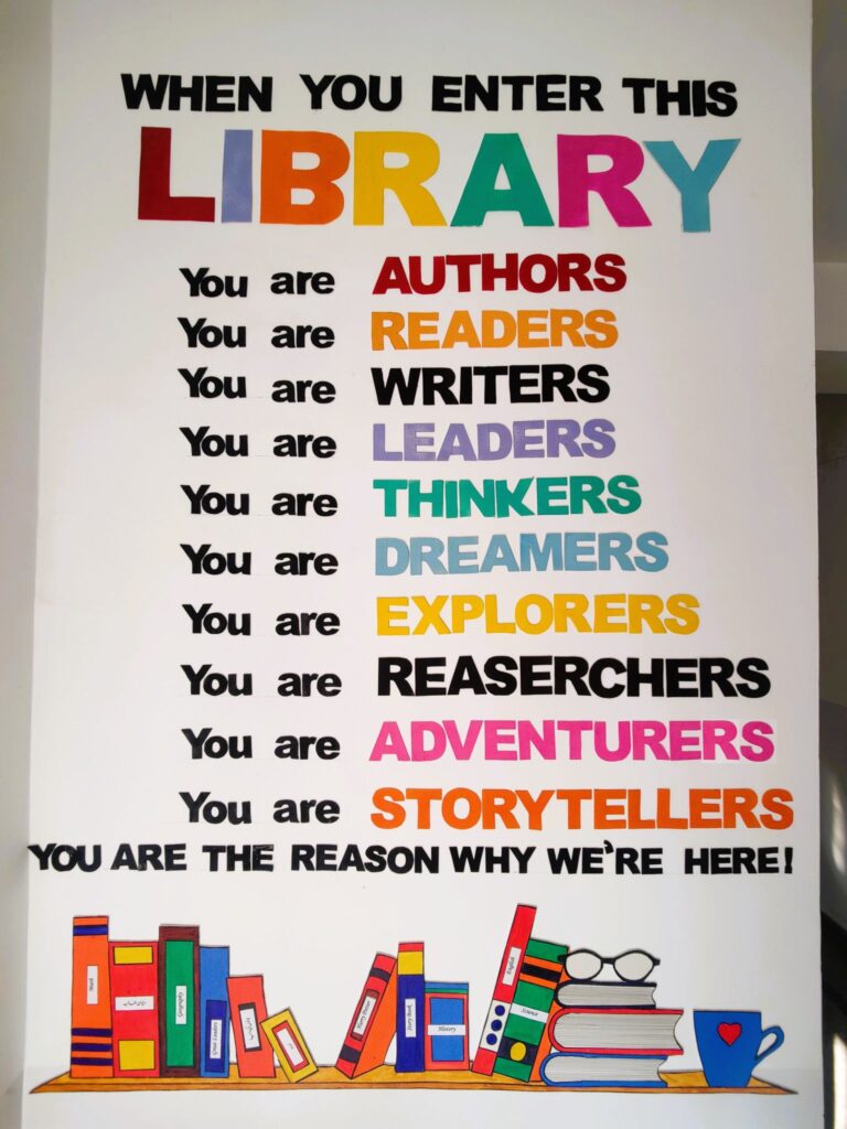 library decoration idea