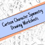 Cartoon-Character-Symmetry-Drawing-Worksheets-PDFs