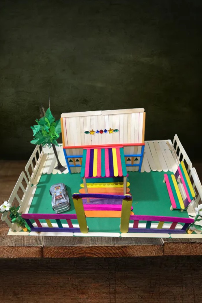 Popsicle-Stick-House-Project-for-School