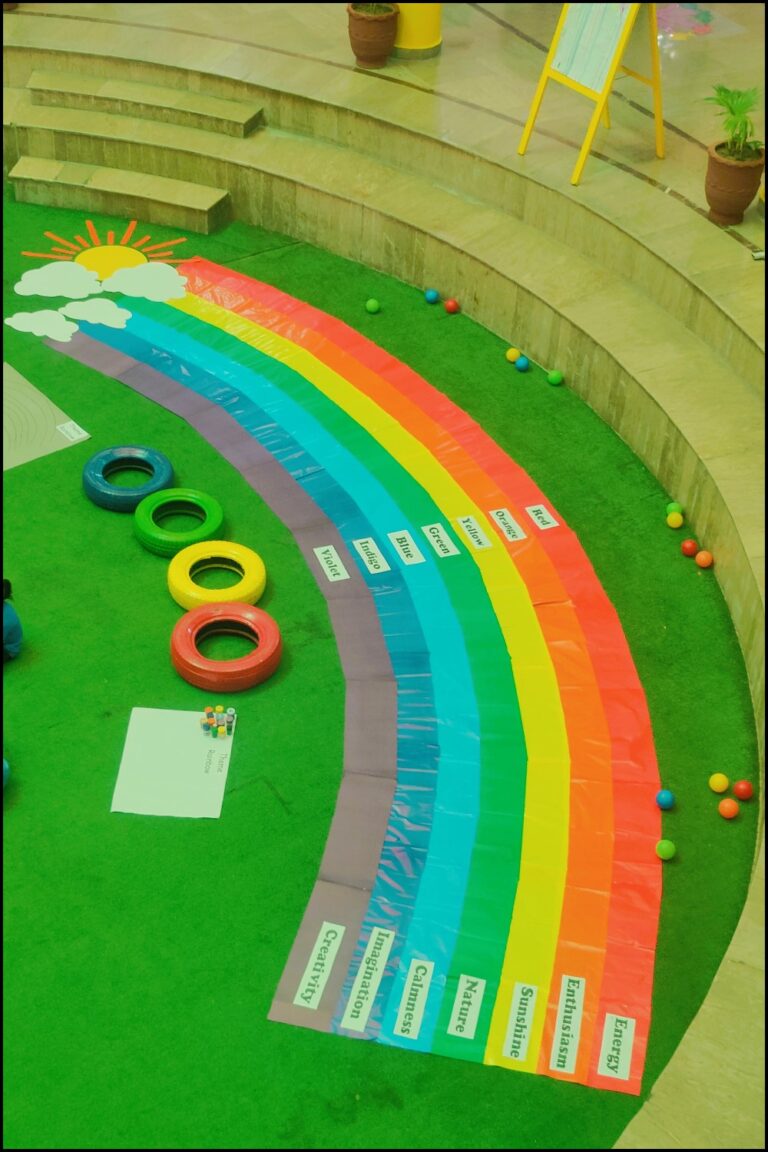Rainbow Theme Activity in Preschool 🌈