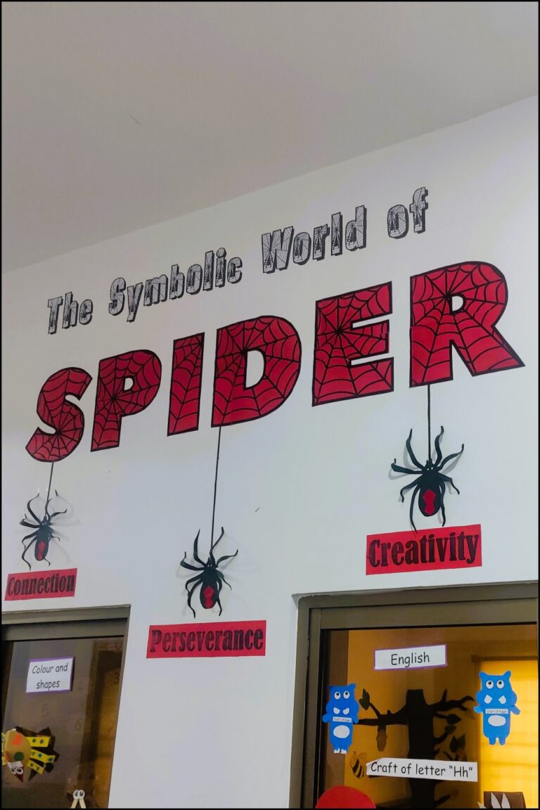 Spider-Theme-Wall-Display-for-Preschool